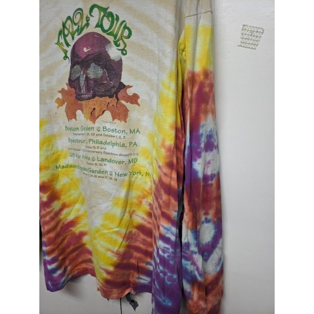Vintage 1994 Grateful Dead Pumpkin long sleeve Fall Tour Single Stitch XL TShirt - Picture 5 of 15